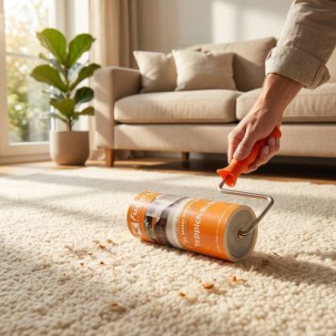 Preview: Teppich-Fusselrolle mit  20m